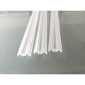 PMMA transparent diffuser embedded linear aluminum lens